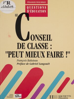 cover image of Le conseil de classe